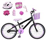 Ficha técnica e caractérísticas do produto Kit Bicicleta Infantil Aro 20 FlexBikes C/ Capacete, Kit Proteção e Acessórios