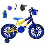 Ficha técnica e caractérísticas do produto Kit Bicicleta Infantil Aro 16 C/ Acelerador Sonoro