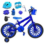 Ficha técnica e caractérísticas do produto Kit Bicicleta Infantil Aro 16 FlexBikes C/ Kit de Proteção e Acessórios