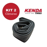 Kit 2 Câmaras De Ar Kenda Aro 18 Fan Ybr 150 Titan Cg Gsr