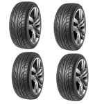 Ficha técnica e caractérísticas do produto Kit com 4 Pneus 245/45R18 96W DIREZZA DZ101 DUNLOP ARO 18