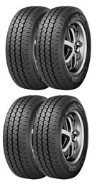 Ficha técnica e caractérísticas do produto Kit com 4 Pneus Cachland 205/70 R15C CH-VAN100 106/104R PR8