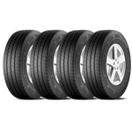 Ficha técnica e caractérísticas do produto Kit com 4 Pneus Continental 195/75 R16C VANCONTACT AP 107/105R 8PR