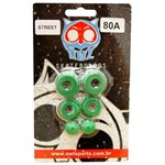 Ficha técnica e caractérísticas do produto Kit com Amortecedor para Skate 80a Verde Owl Sports