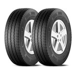 Ficha técnica e caractérísticas do produto Kit com 2 Pneus Continental 225/75 R16C VANCONTACT AP 118/116R 10 PR (LRE)