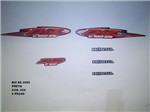 Ficha técnica e caractérísticas do produto Kit de Adesivos Biz 100 Es 05 - Moto Cor Preta - 654 - Jotaesse