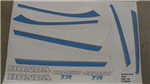 Ficha técnica e caractérísticas do produto Kit de Adesivos Cb 450 87 Tr - Moto Cor Azul 146 - - Jotaesse