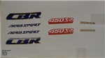 Ficha técnica e caractérísticas do produto Kit de Adesivos Cbr 450 89/90 - Moto Cor Branca 190 - Jotaesse