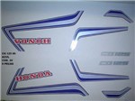 Ficha técnica e caractérísticas do produto Kit de Adesivos Cg 125 86 - Moto Cor Azul (20 - Adesivos) - Jotaesse