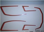 Ficha técnica e caractérísticas do produto Kit de Adesivos Cg 125 Ml 86 - Moto Cor Vermelha - 58 - Jotaesse