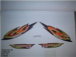Ficha técnica e caractérísticas do produto Kit de Adesivos Cg 125 Titan Es 01 - Moto Cor Vermelha - 434 - Jotaesse