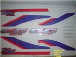 Ficha técnica e caractérísticas do produto Kit de Adesivos Cg 125 Today 93 - Moto Cor Vermelha - Kit 36 - Jotaesse