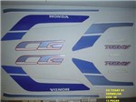 Ficha técnica e caractérísticas do produto Kit de Adesivos Cg 125 Today 91 - Moto Cor Vermelha - 30 - Jotaesse