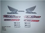 Ficha técnica e caractérísticas do produto Kit de Adesivos Cg 150 Titan 05 - Moto Cor Preta 637 - Jotaesse