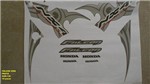 Ficha técnica e caractérísticas do produto Kit de Adesivos Nx 400 Falcon 06 - Moto Cor Prata 736 - Jotaesse
