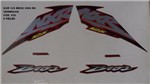 Ficha técnica e caractérísticas do produto Kit de Adesivos Nxr 125 Bros Es 04 - Moto Cor Vermelha - 620 - Jotaesse