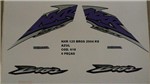 Ficha técnica e caractérísticas do produto Kit de Adesivos Nxr 125 Bros Ks 04 - Moto Cor Azul - 618 - Jotaesse