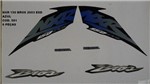 Ficha técnica e caractérísticas do produto Kit de Adesivos Nxr 150 Bros 03 - Moto Cor Azul 581 - Jotaesse