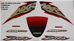 Ficha técnica e caractérísticas do produto Kit de Adesivos Nxr 150 Bros 04 - Moto Cor Vermelha - 623 - Jotaesse