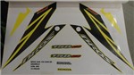 Ficha técnica e caractérísticas do produto Kit de Adesivos Nxr 150 Bros Es 08 - Moto Cor Amarela - 828 - Jotaesse