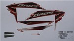 Ficha técnica e caractérísticas do produto Kit de Adesivos Nxr 150 Bros Es 11 - Moto Cor Vermelha 1004 - Jotaesse