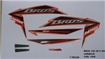 Ficha técnica e caractérísticas do produto Kit de Adesivos Nxr 150 Bros Ks 11 - Moto Cor Laranja - 1000 - Jotaesse