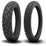 Kit de Pneus 110/90-17 + 90/90-19 Kenda K761 Bros125/150/160 /XRE190/ Tracer / Crosser