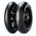 Ficha técnica e caractérísticas do produto Kit de Pneus 160/60-17 + 120/70-17 Pirelli Diablo Rosso 2