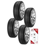 Ficha técnica e caractérísticas do produto Kit de Pneus Pirelli 185/65 R14 P400EVO - Preto - 4 Unidades + Etiqueta Eletrônica Sem Parar com R$ 50 de Crédito