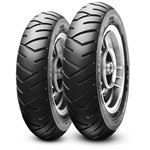 Ficha técnica e caractérísticas do produto Kit de Pneus 100/90-10 + 90/90-12 Pirelli Sl26 Burgman