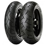 Ficha técnica e caractérísticas do produto Kit Par Pneu 100/90-14 + 90/90-14 Pirelli Diablo Scooter PCX