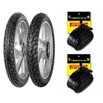 Ficha técnica e caractérísticas do produto Kit Par Pneu 90/90-18 + 2,75-18 Pirelli Formula + Camaras de Ar TITAN/FAN/YBR 125/150/160