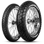 Ficha técnica e caractérísticas do produto Kit Par Pneu Pirelli 120-80-18 e 90-90-21 MT 90 Scorpion com Câmara