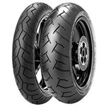 Ficha técnica e caractérísticas do produto Kit Par Pneu Pirelli 160-60-17 e 120-70-17 Diablo Sem Câmara