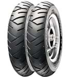 Ficha técnica e caractérísticas do produto Kit PAR Pneu Pirelli SL26 Burgman 125