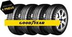 Ficha técnica e caractérísticas do produto Kit Pneu Aro 13 - 175/70R13 82T Assurance Goodyear 4 Peças