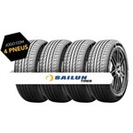 Ficha técnica e caractérísticas do produto Kit Pneu Aro 14-175/70R14 84T Std Atrezzo Sh406 Sailun 4 Peças