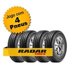 Ficha técnica e caractérísticas do produto Kit Pneu Aro 14 Radar 185R14C 8PR RLT71 TL 102/100Q 4 Unidades