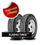 Ficha técnica e caractérísticas do produto Kit Pneu Aro 15 Kumho 195/70R15 C857 104/102R 2 Unidades