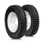 Kit 2 Pneu Aro 16 Militar Novo Jeep 6.50r16 Robust - Strong