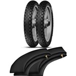 Ficha técnica e caractérísticas do produto Kit Pneu Biz Pop 80/100-14 + 60/100-17 MT15 Pirelli