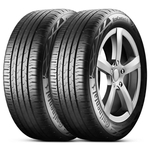 Ficha técnica e caractérísticas do produto Kit 2 Pneu Continental Aro 15 195/50r15 82h EcoContact 6