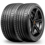 Ficha técnica e caractérísticas do produto Kit 2 Pneu Continental Aro 17 245/40r17 91w Csportc5 Mo