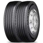 Ficha técnica e caractérísticas do produto Kit 2 Pneu Continental Aro 17.5 235/75R17.5 132/130M Hybrid LS