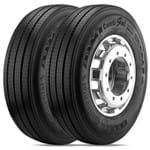 Ficha técnica e caractérísticas do produto Kit 2 Pneu Continental Aro 22.5 295/80R22.5 152/148J 16Pr Liso Contigol