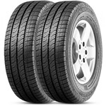 Kit 2 Pneu Continental Semperit Aro 16 205/75r16 110r 8pr Van Life 2