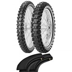 Ficha técnica e caractérísticas do produto Kit Pneu Crf230 100/100-18 + 80/100-21 Extra Fun Pirelli - Pirelli Moto