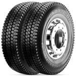 Ficha técnica e caractérísticas do produto Kit 2 Pneu General Aro 22.5 295/80R22.5 152/148M Rd Borrachudo