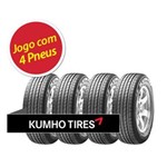 Ficha técnica e caractérísticas do produto Kit Pneu Kumho 205/60 KH18 91V 4 Unidades