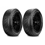 Ficha técnica e caractérísticas do produto Kit 2 Pneu Pirelli 225/65 R17 Scorpion Allterrain Esc Branca